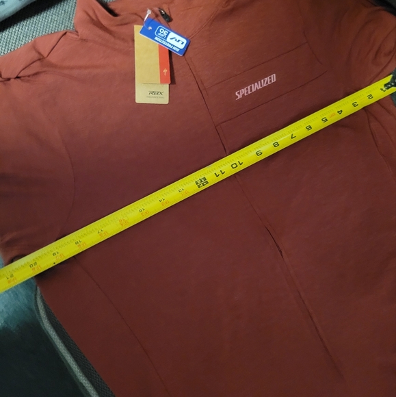 Mens Medium loose fit cycling jersey merino wool road mtn - Picture 4 of 4